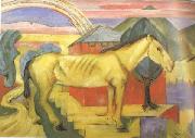 Franz Marc Long Yellow Horse (mk34) oil painting artist